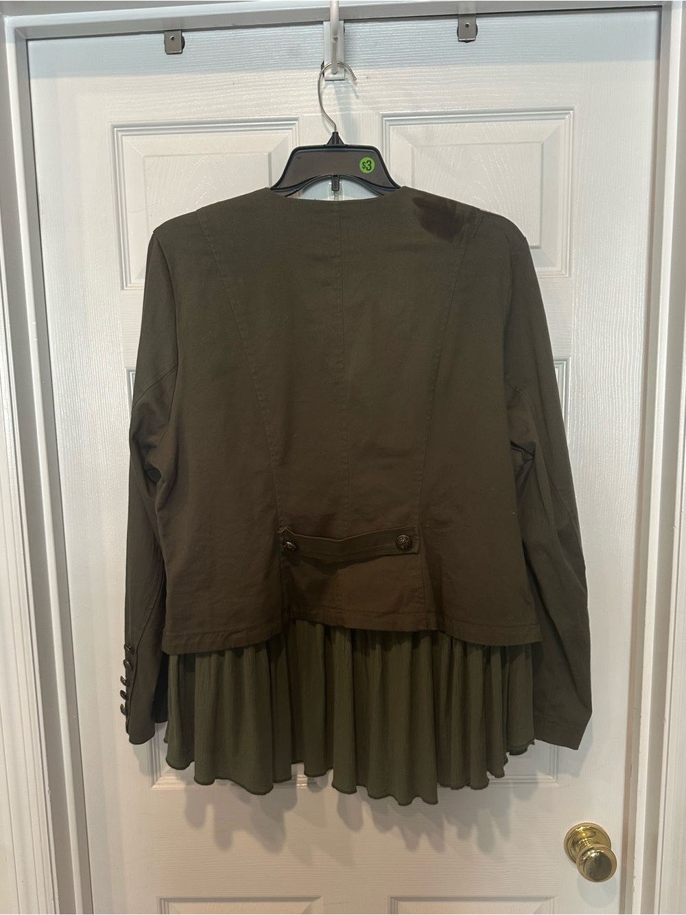 NWT Torrid Twill Peplum Military Jacket - Picture 9 of 9